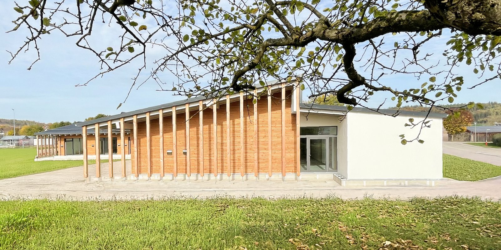 Kindertagesstätte Gemeinde Schnelldorf Holzbau KFW 40