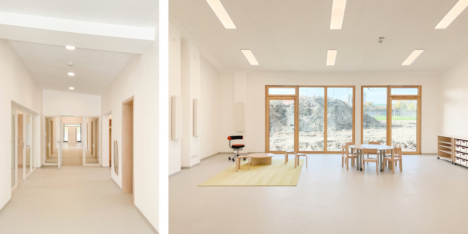 Kindertagesstätte Gemeinde Schnelldorf Holzbau KFW 40