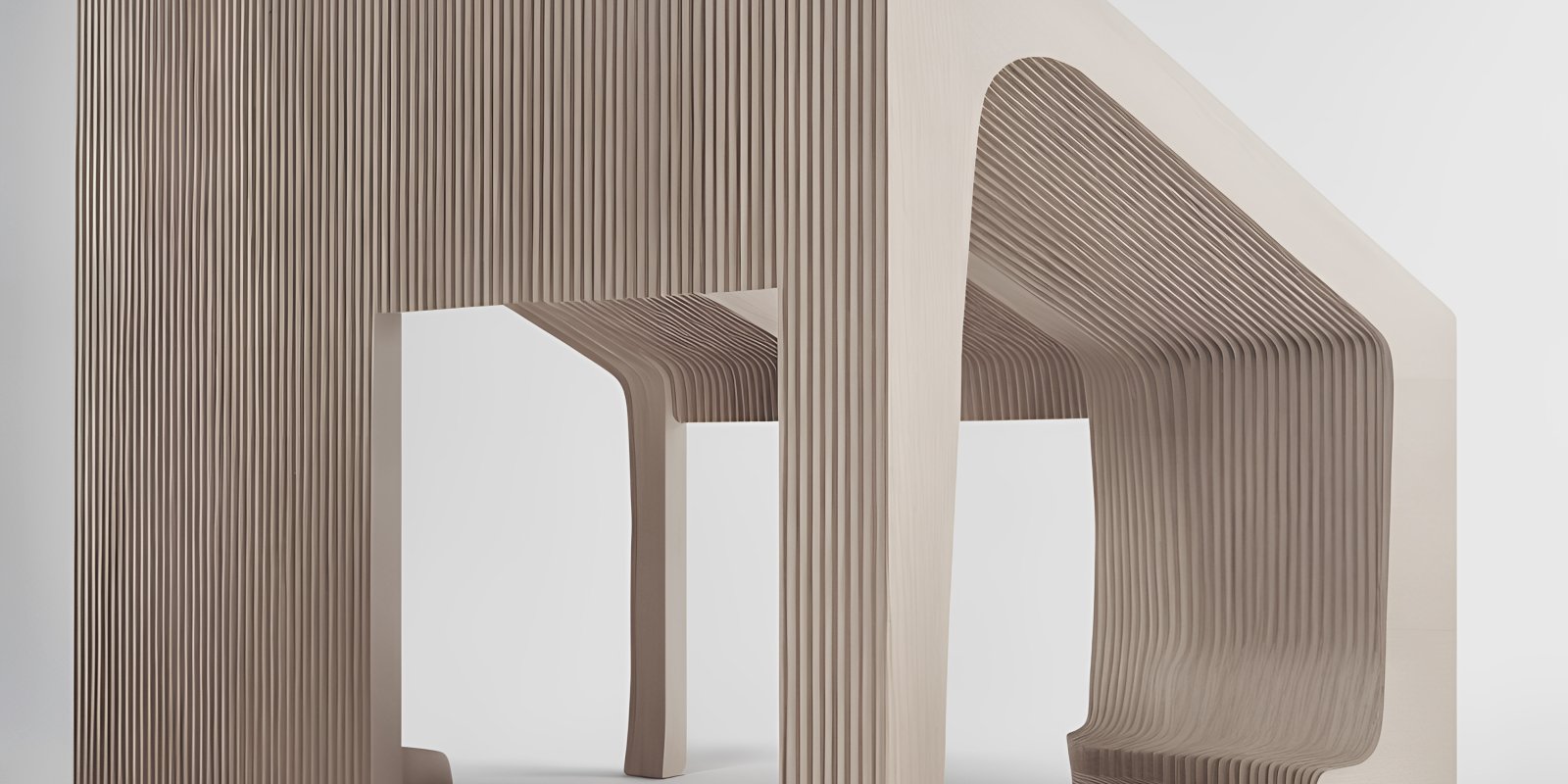 Parametrischer Raum aus Holz im Hospiz Schwäbisch Hall
