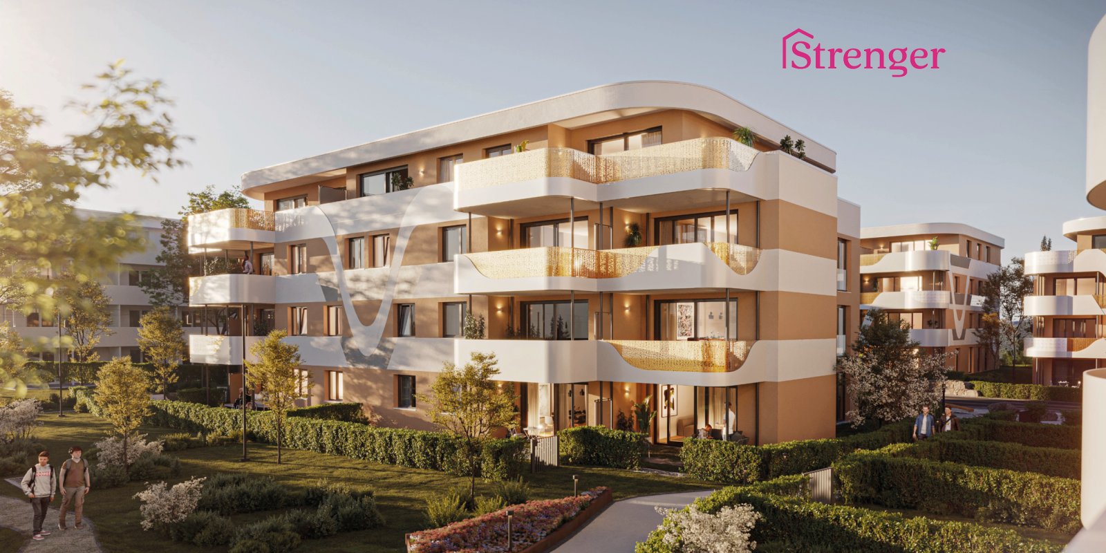 8 Wohngebäude in Maichingen Stuttgart in Holzhybrid