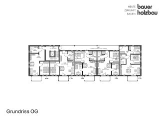 Grundriss gefördertes Wohnbauprojekt in Leutershausen